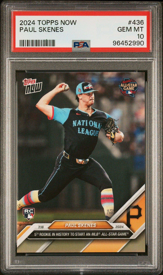 2024 Topps Now Paul Skenes #436 PSA 10