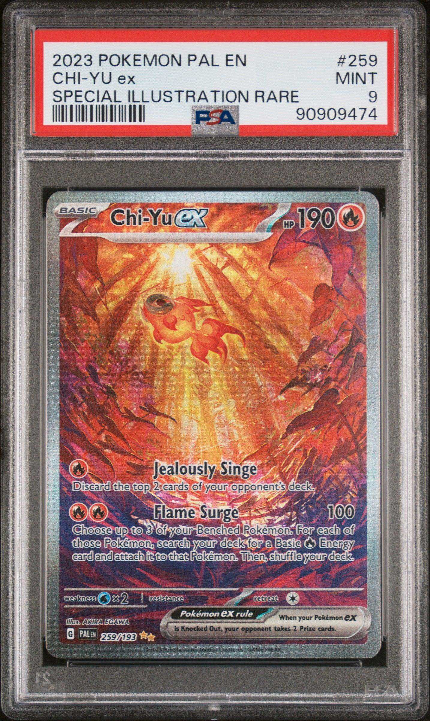 PokéMon TCG Chi-Yu EX #259 Special Illustration Rare PSA 9