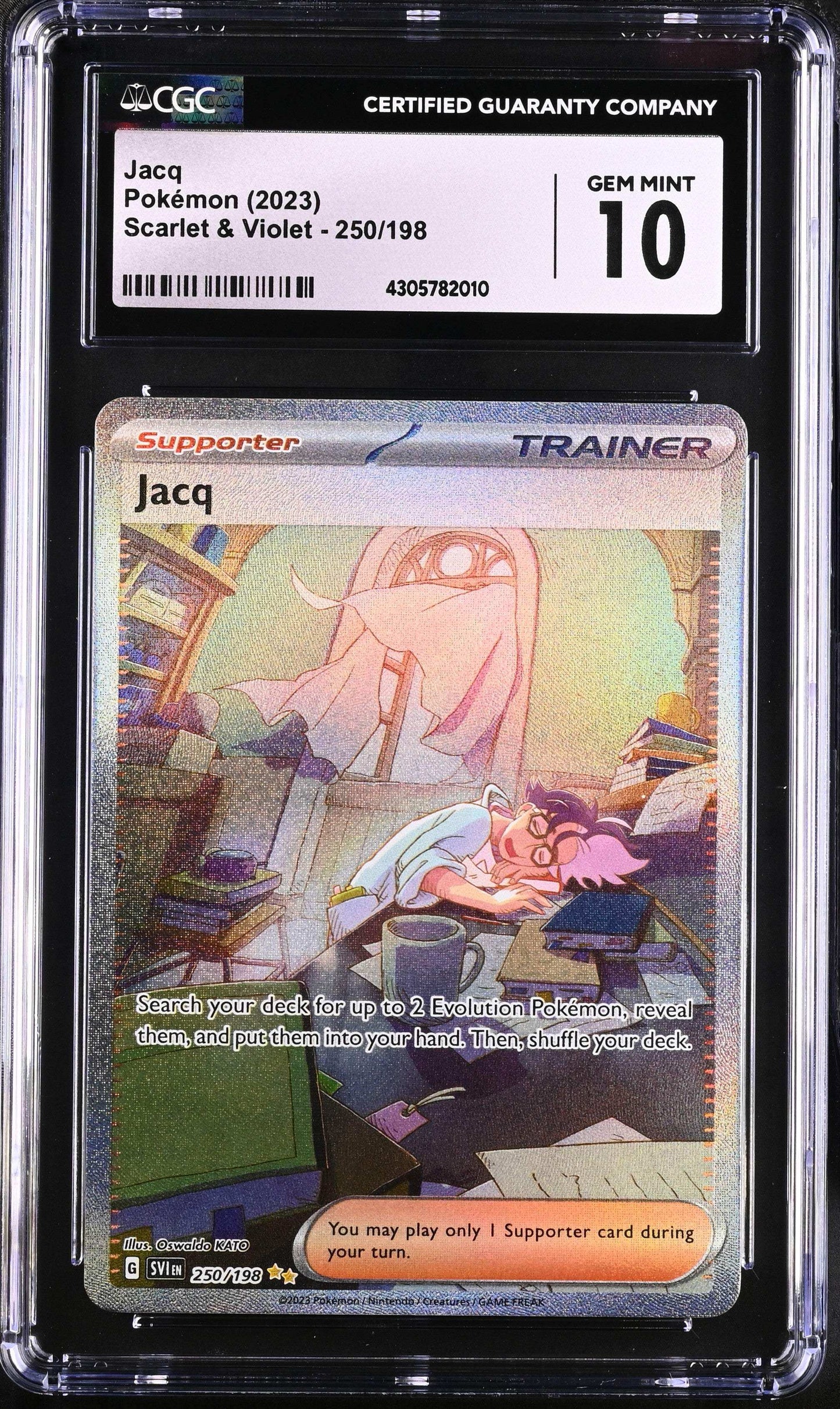 Pokémon Jacq #250/198 English CGC 10