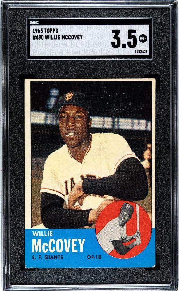 1963 Topps Willie Mccovey #490 SGC 3.5