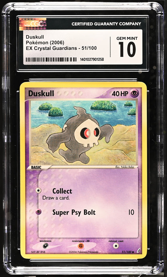 2006 Pokémon EX Crystal Guardians Duskull #51/100 CGC 10