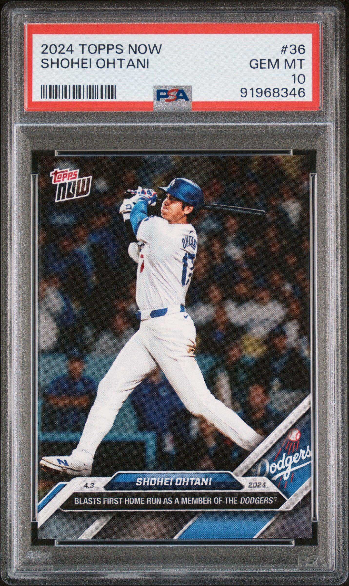 2024 Topps Now Shohei Ohtani #36 PSA 10