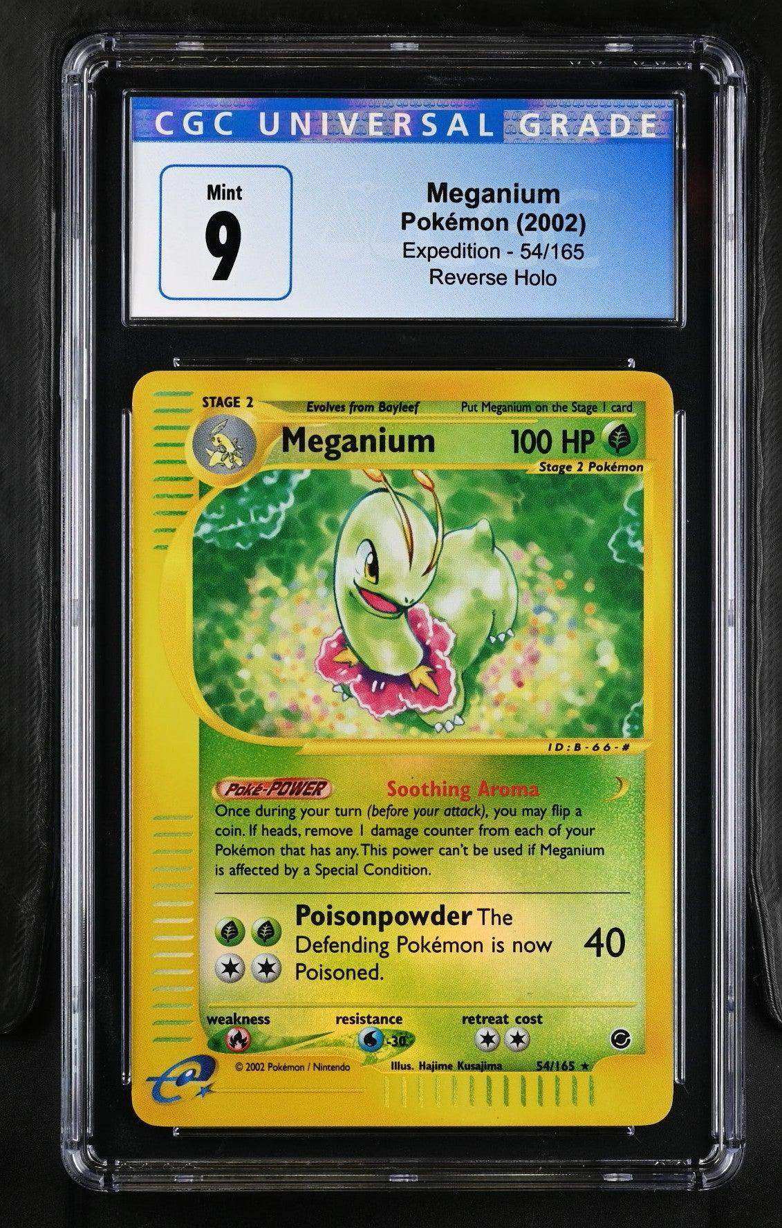 Pokémon Meganium #54/165 English CGC 9