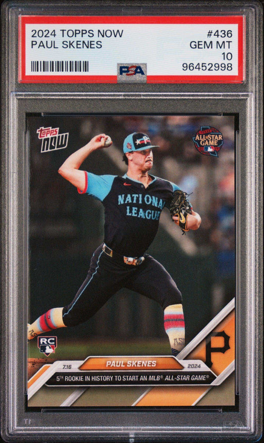 2024 Topps Now Paul Skenes #436 PSA 10