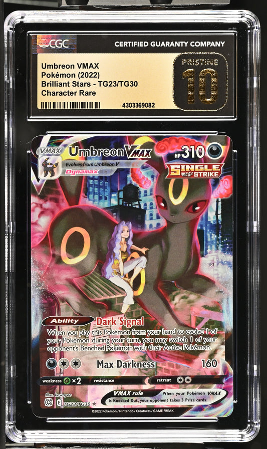 Pokémon Umbreon VMAX #TG23/TG30 English CGC PRI10