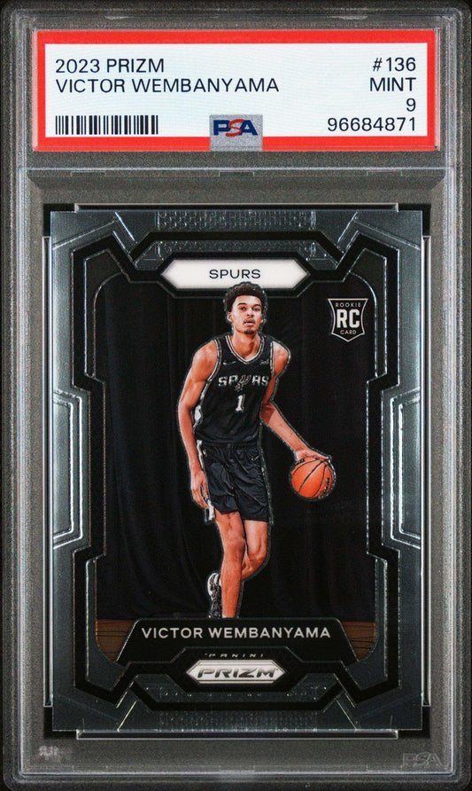 2023 Panini Prizm Victor Wembanyama #136 PSA 9