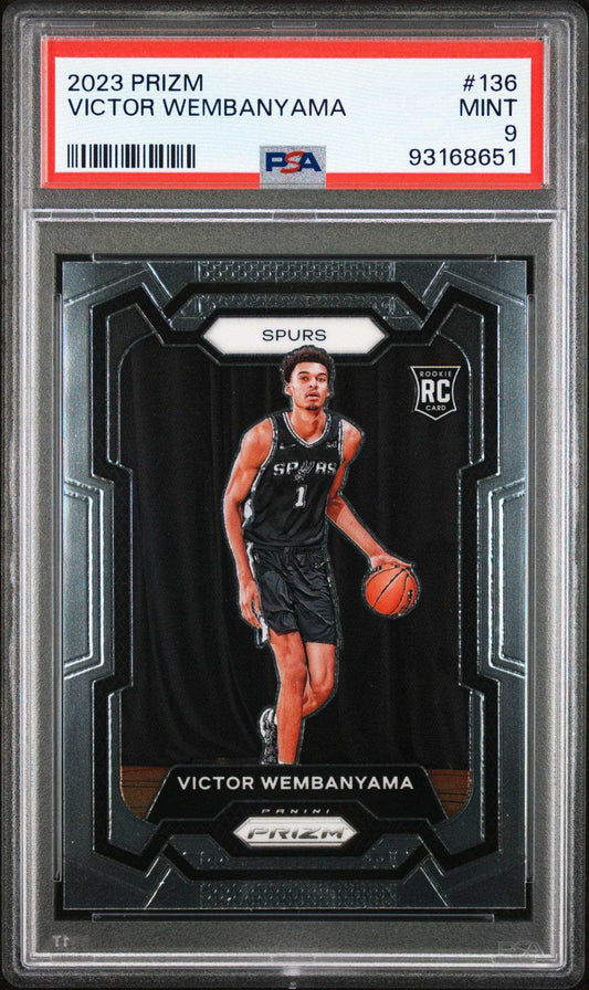 2023 Panini Prizm Victor Wembanyama #136 PSA 9