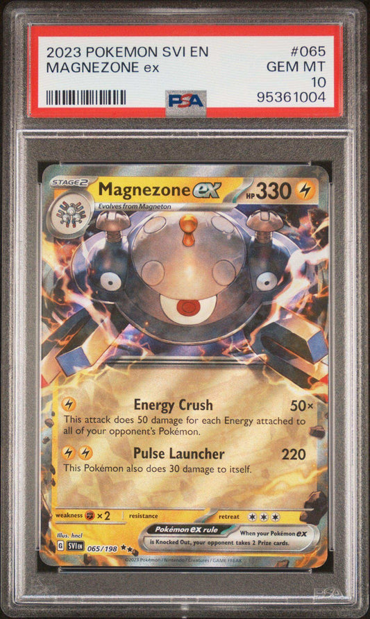 2023 PokéMon TCG Magnezone EX #065 PSA 10