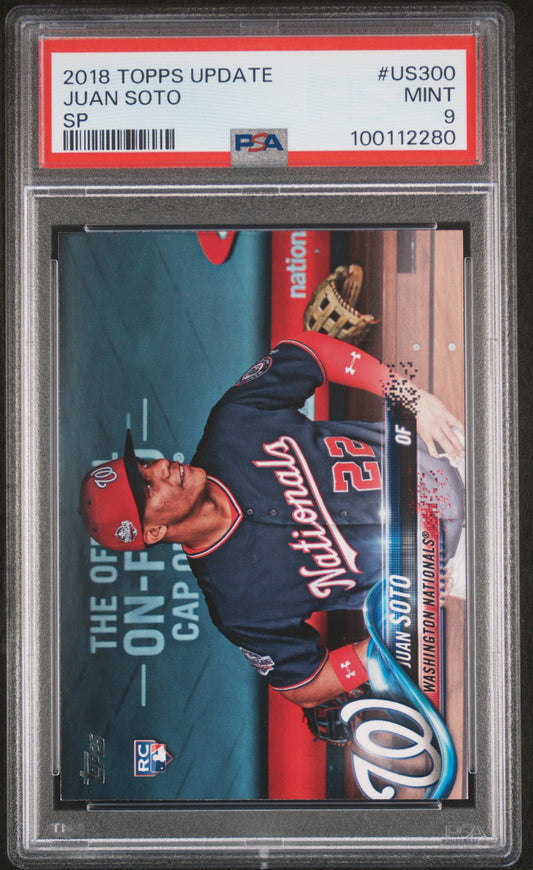 2018 Topps Update Juan Soto #US300 SP PSA 9