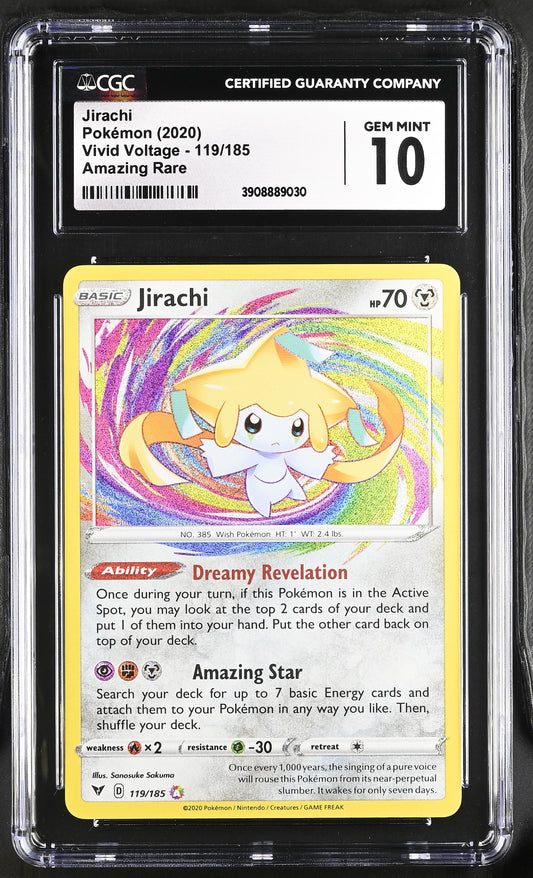 Pokémon Jirachi #119/185 English CGC 10