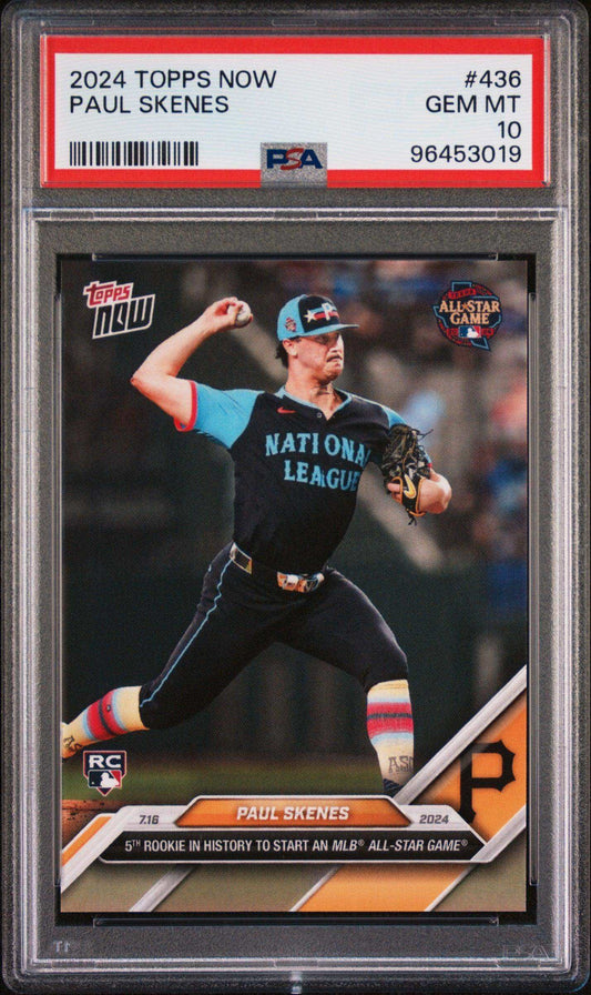 2024 Topps Now Paul Skenes #436 PSA 10