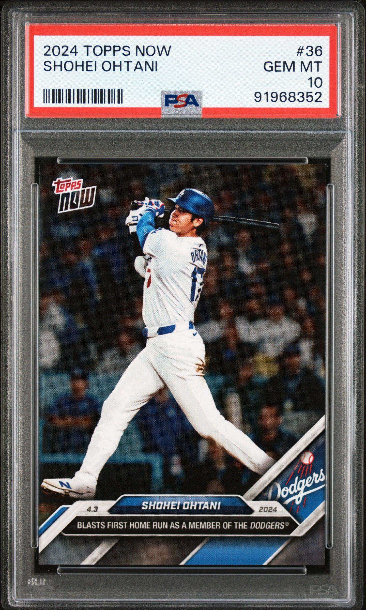 2024 Topps Now Shohei Ohtani #36 PSA 10