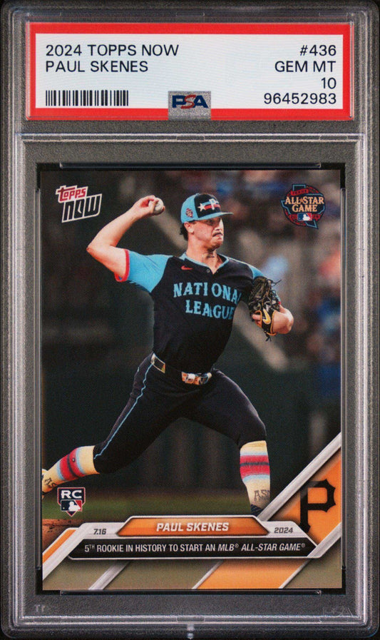 2024 Topps Now Paul Skenes #436 PSA 10