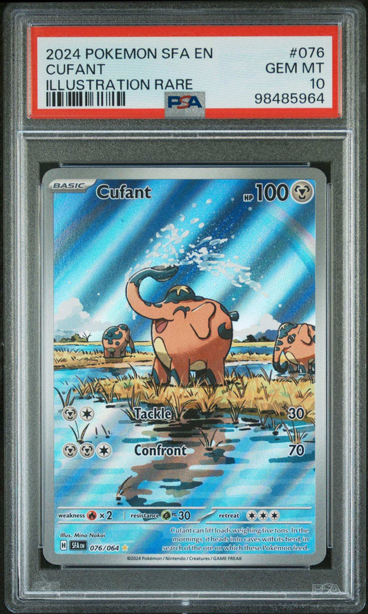 PokéMon TCG Cufant #076 Illustration Rare PSA 10