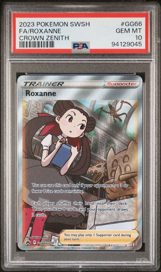 2023 PokéMon TCG Roxanne Fa #GG66 PSA 10