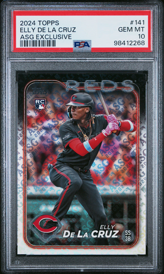 2024 Topps Elly De La Cruz #141 Asg Exclusive PSA