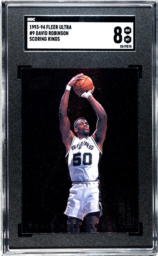 1993 Fleer Ultra David Robinson #9 Scoring Kings SGC 8