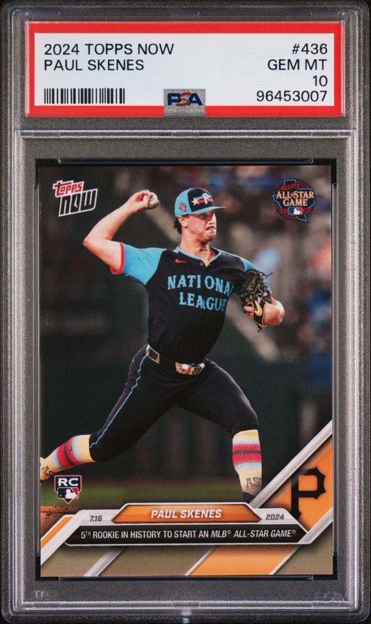 2024 Topps Now Paul Skenes #436 PSA 10