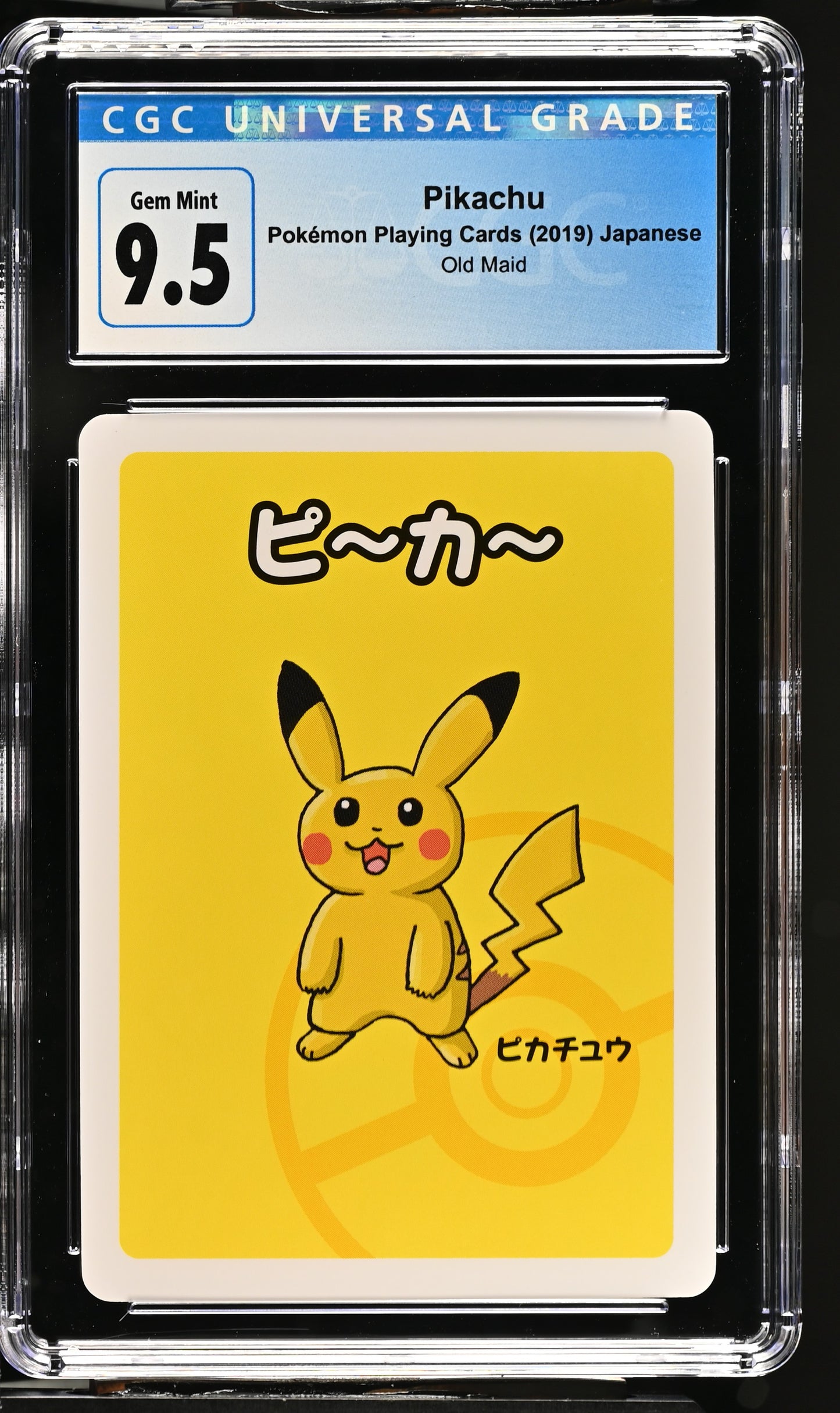 2019 Nu-Cards Old Maid Pikachu CGC 10