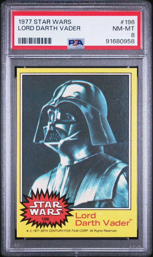 1977 Star Wars Lord Darth Vader #196 PSA 8