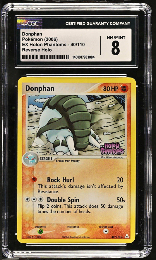 2006 Pokémon Donphan #40/110 English CGC 8