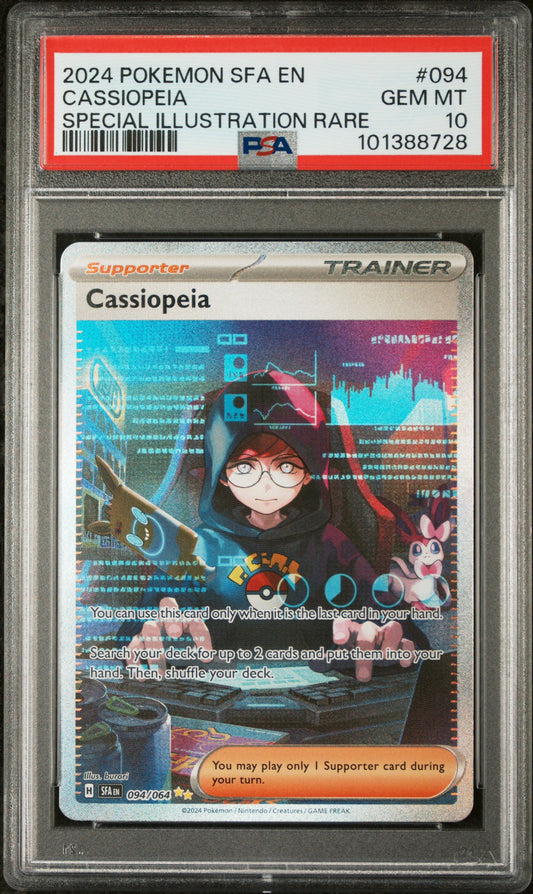 PokéMon TCG Cassiopeia #094 Special Illustration Rare PSA 10