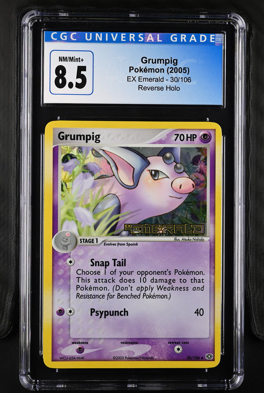 Pokémon Grumpig #30/106 English CGC 8.5