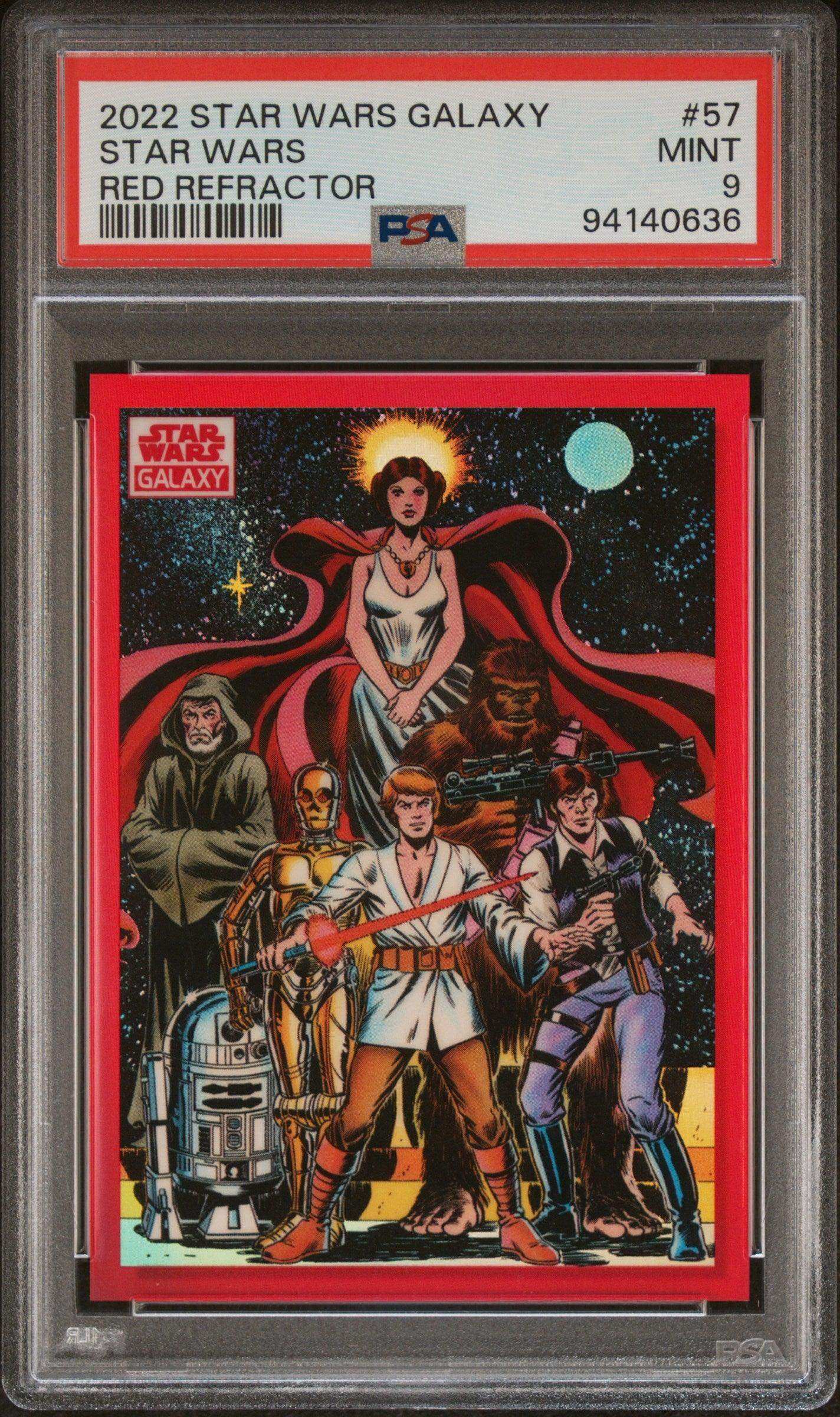 2022 Topps Chrome Star Wars Galaxy Star Wars #57 PSA 9