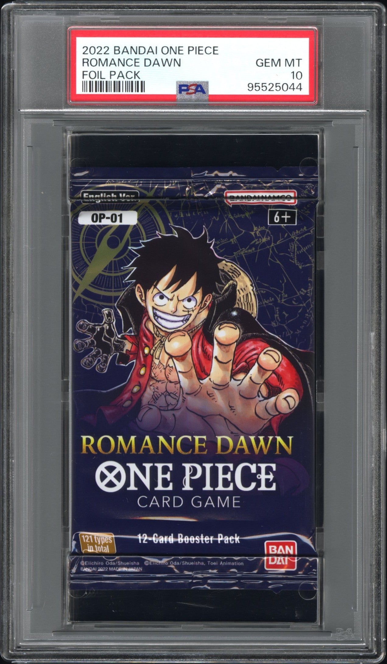 2022 Bandai One Piece Romance Dawn Foil Pack Romance Dawn PSA 10