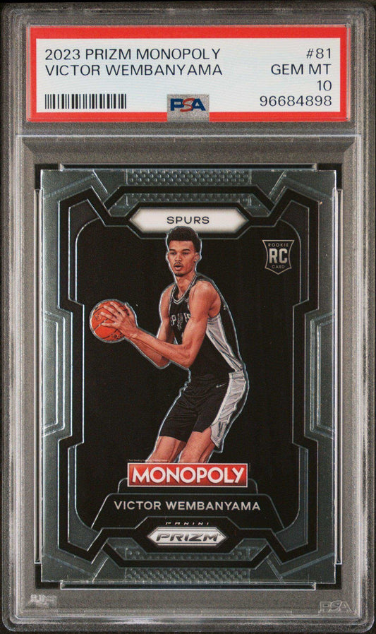 2023 Panini Prizm Monopoly Victor Wembanyama #81 PSA 10