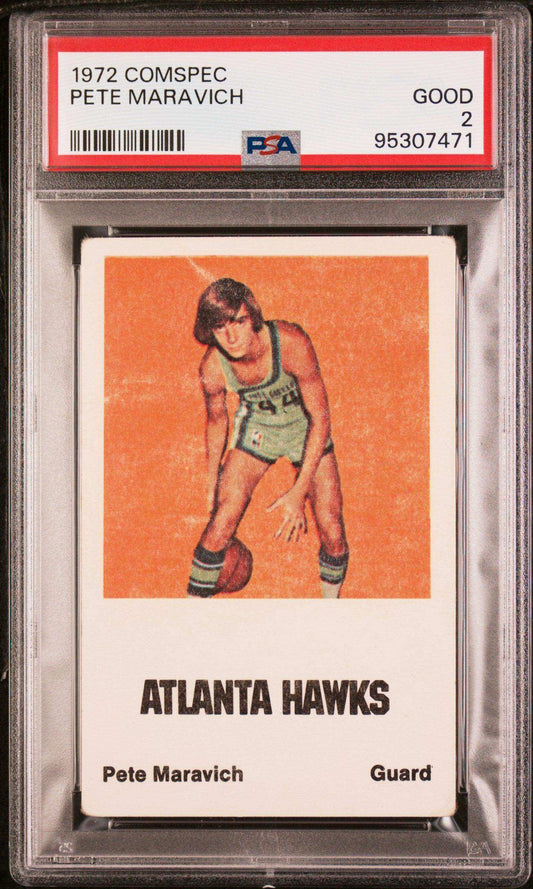 1972 Comspec Pete Maravich PSA 2