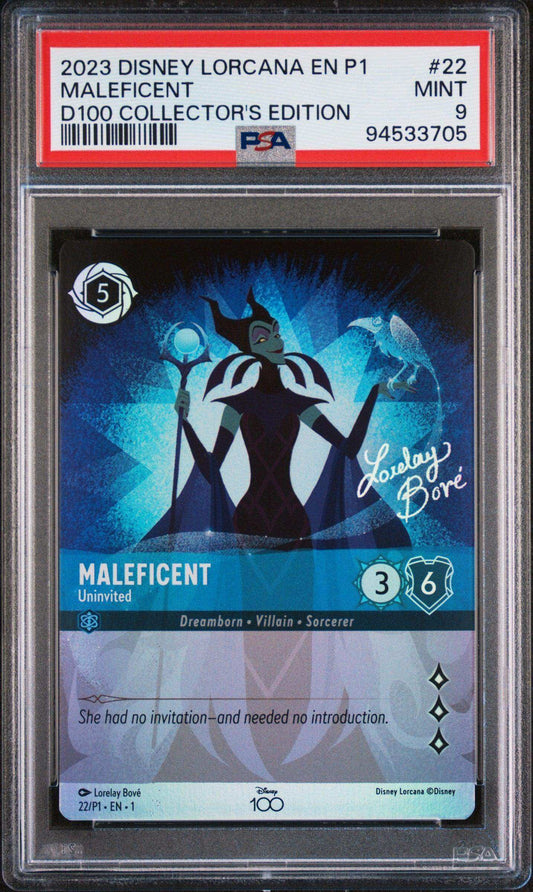 2023 Disney Lorcana TCG Maleficent #22 PSA 9