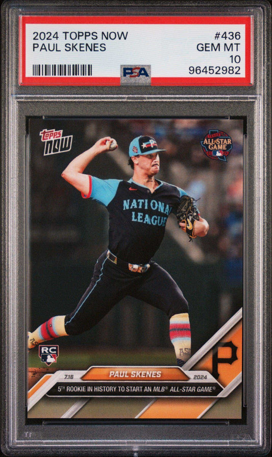 2024 Topps Now Paul Skenes #436 PSA 10