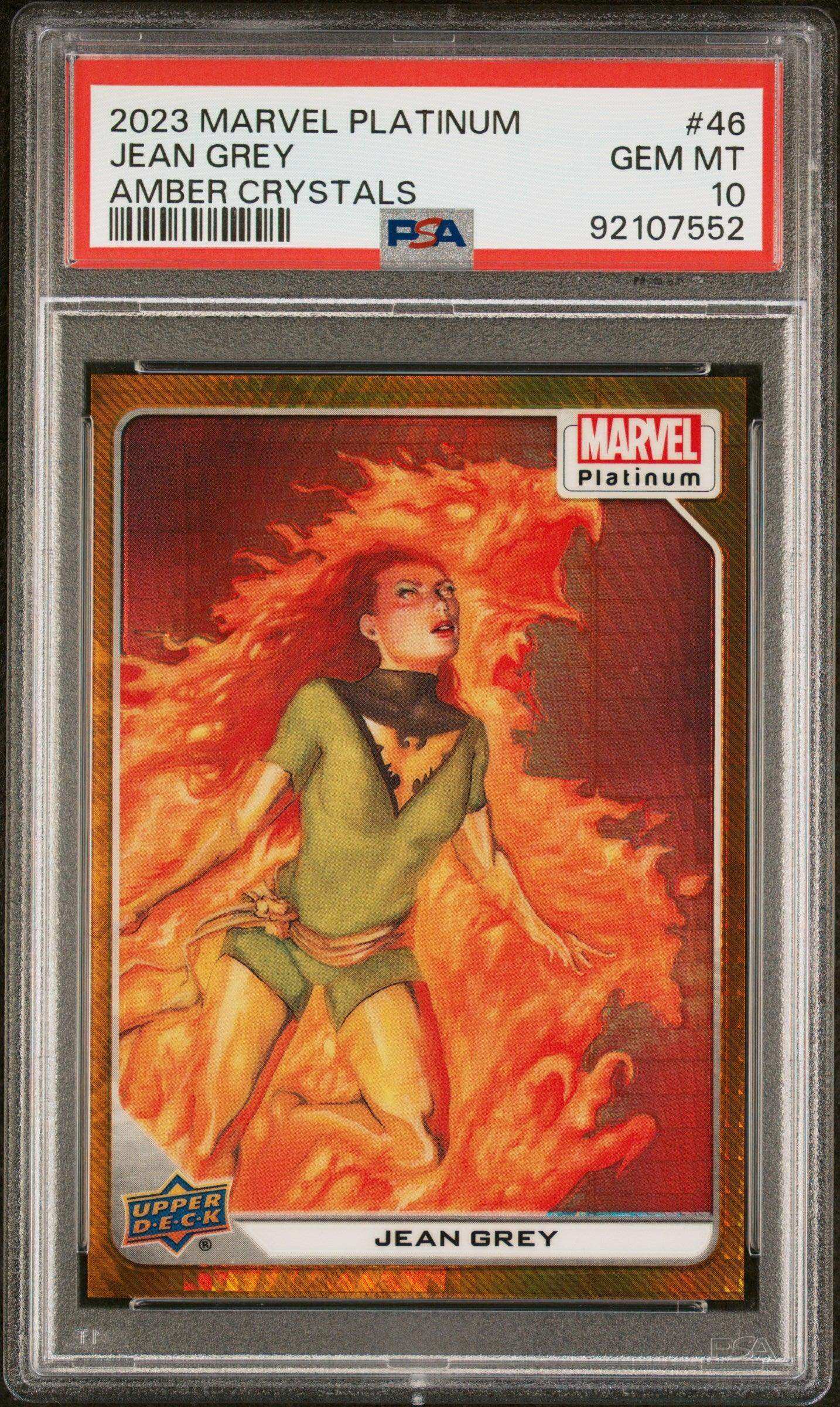 2023 Upper Deck Marvel Platinum Jean Grey #46 PSA 10