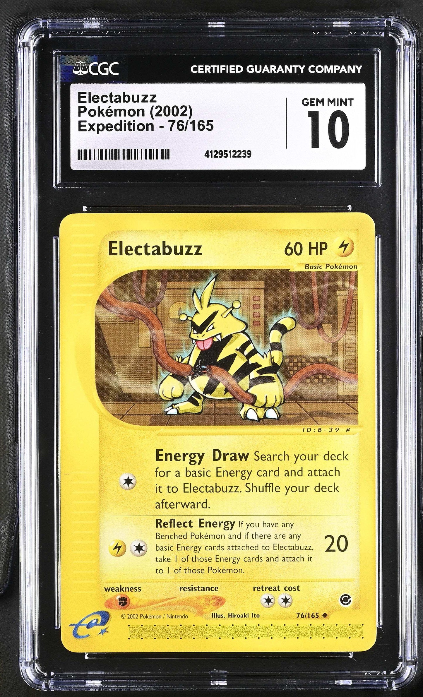 Pokémon Electabuzz #76/165 English CGC 10