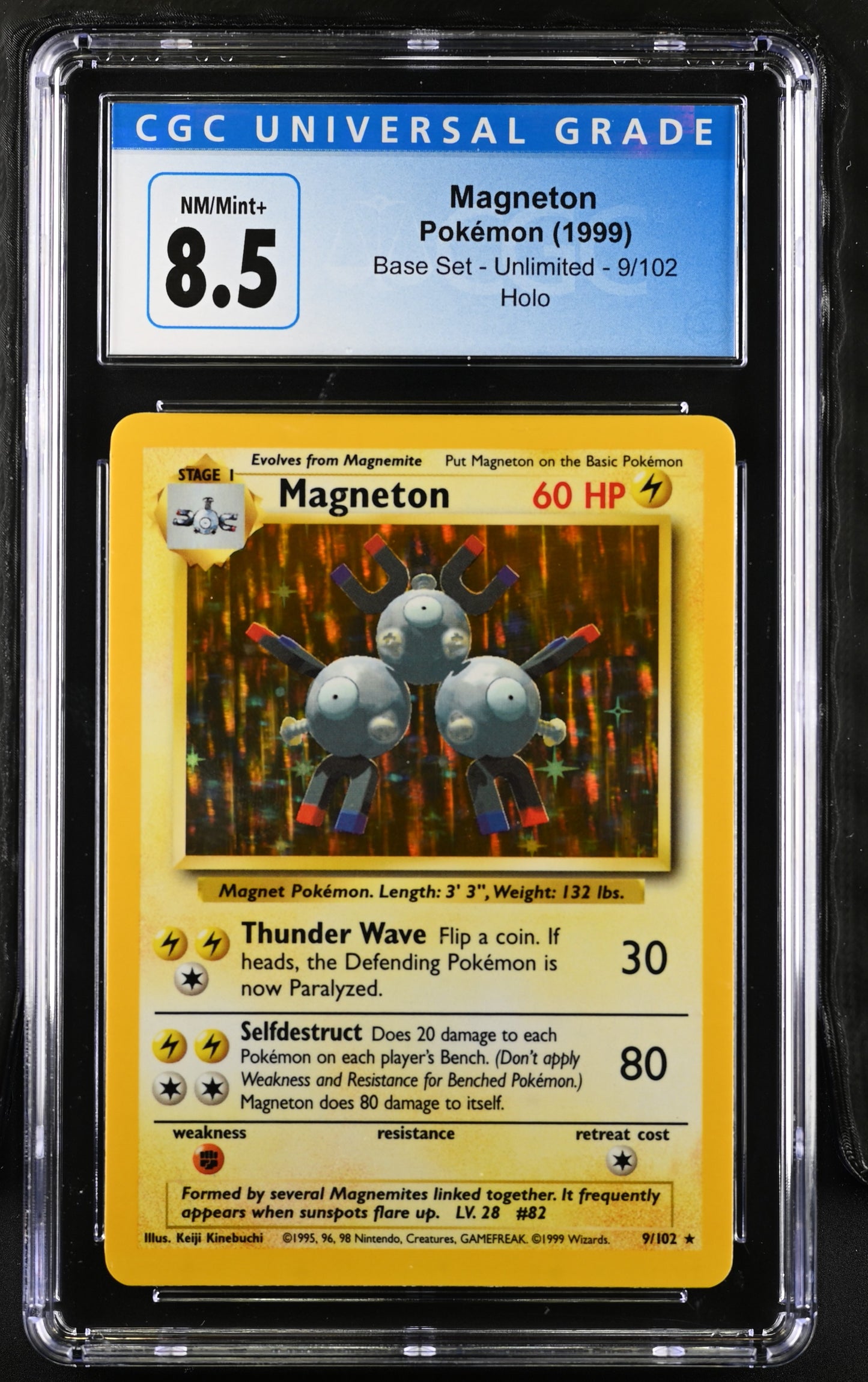 Pokémon Magneton #9/102 English CGC 8.5