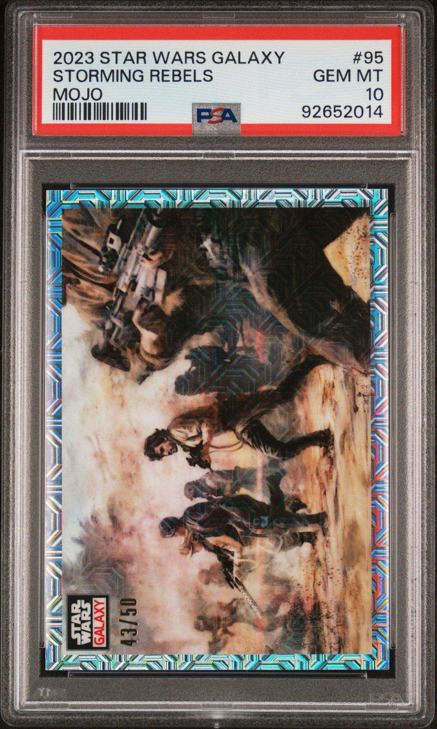 2023 Topps Chrome Star Wars Galaxy Storming Rebels #95 PSA 10