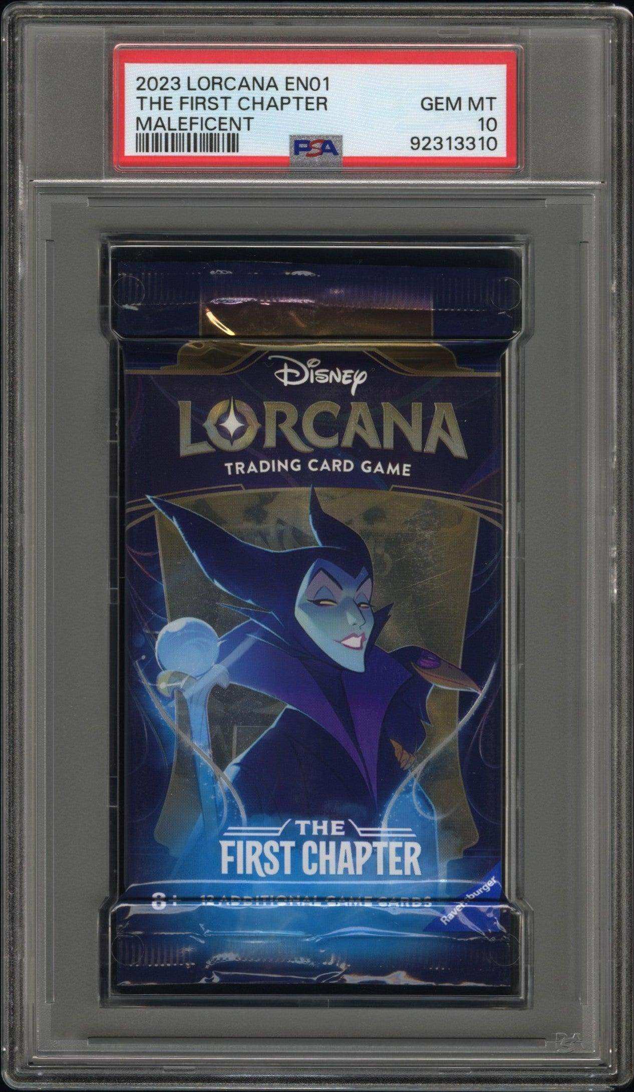 2023 Lorcana The First Chapter Pack The First Chapter Maleficent PSA 10