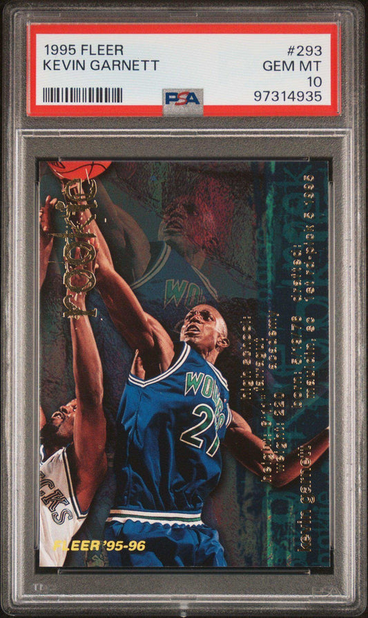 1995 Fleer Kevin Garnett #293 PSA 10