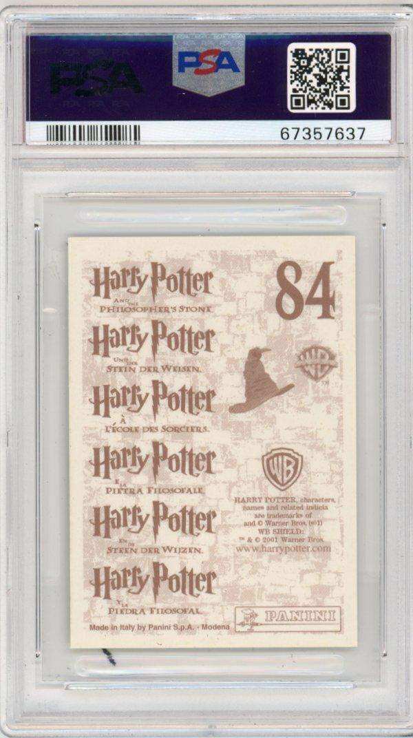 2001 Panini Harry Potter And The Philosopher's Stone Stickers Ron Weasley #84 PSA 9