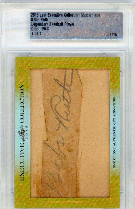 2015 Leaf Babe Ruth Cut Auto