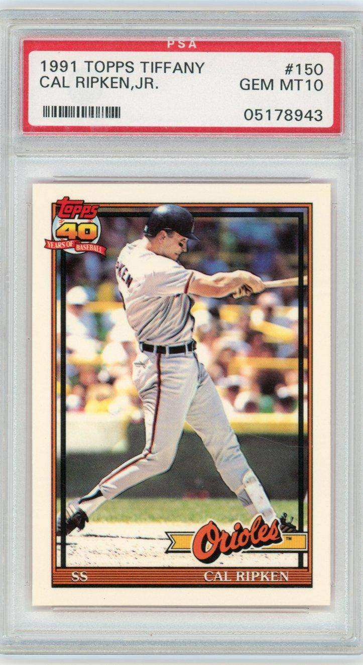 1991 Topps Tiffany Cal Ripken Jr. Psa 10