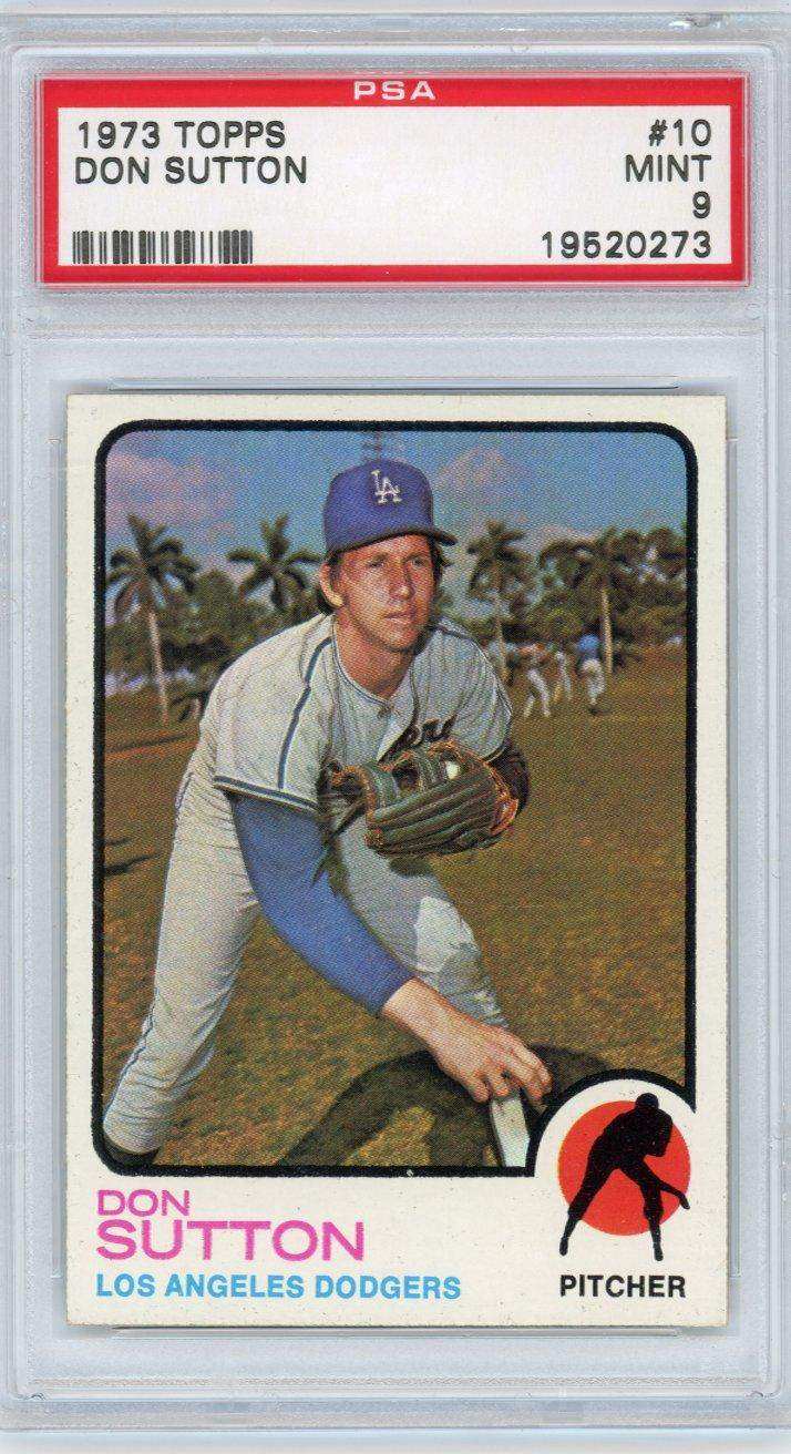 1973 Topps Don Sutton #10 PSA 9