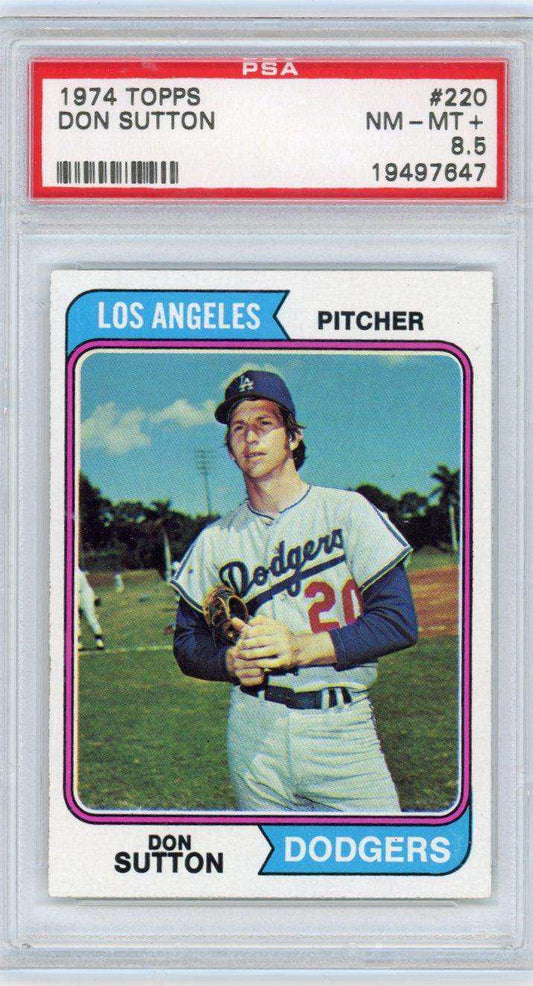 1974 Topps Don Sutton #220 PSA 8.5