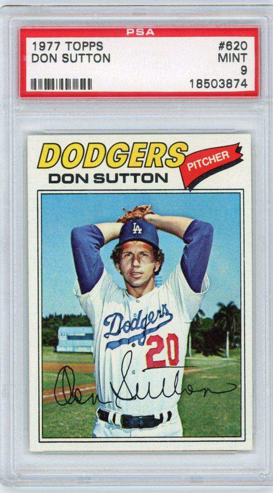 1977 Topps Don Sutton #620 PSA 9