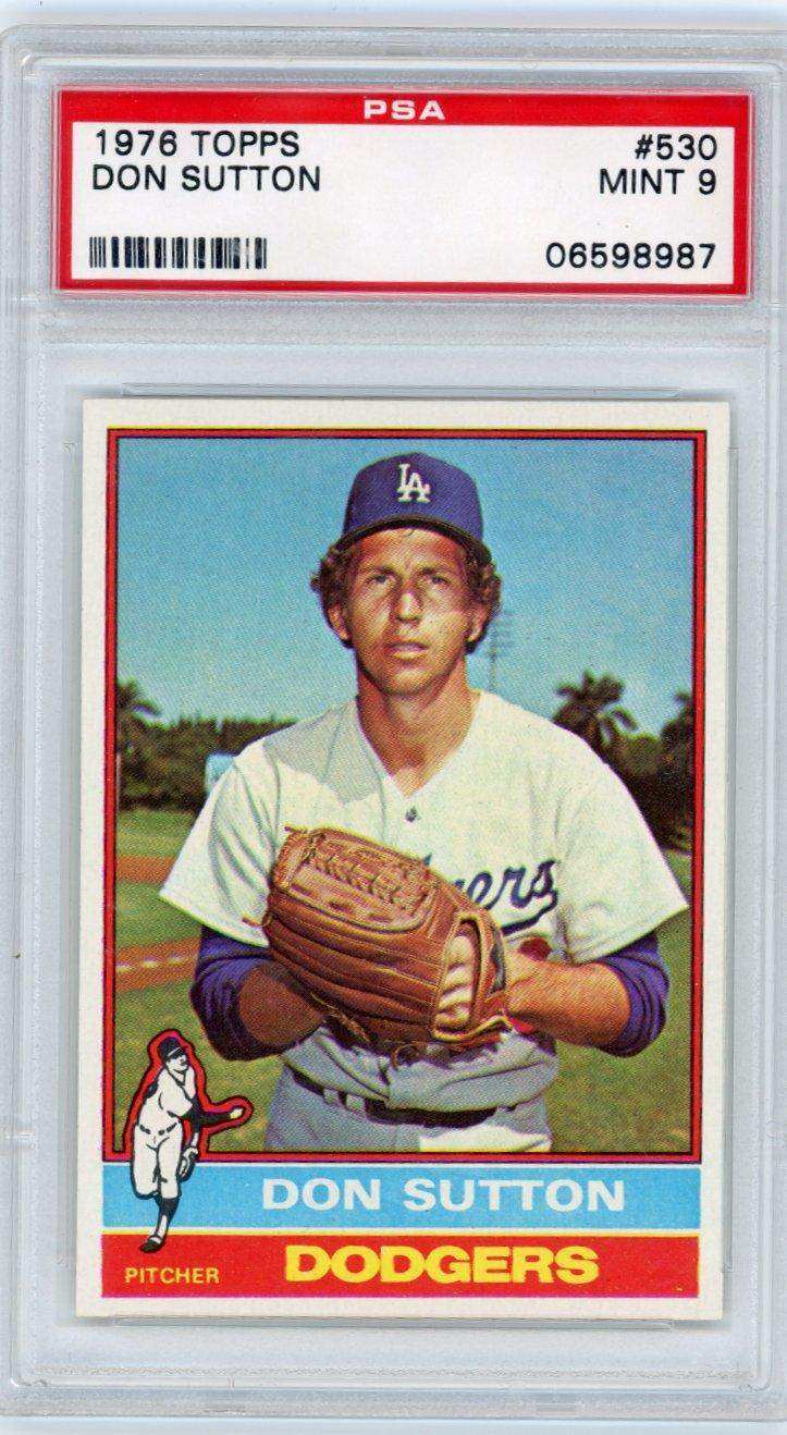 1976 Topps Don Sutton #530 PSA 9