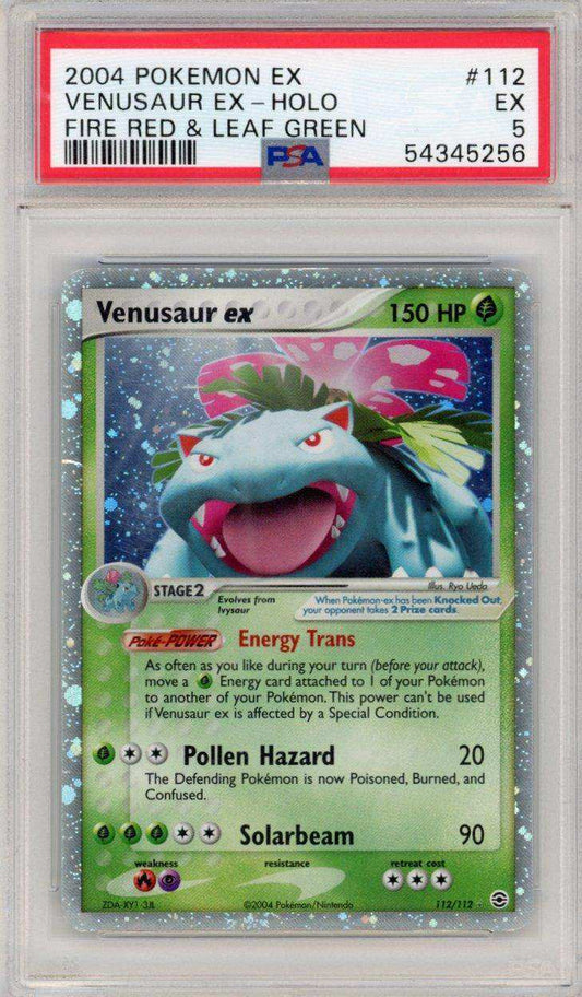 2004 Pokemon Firered & Leafgreen Venusaur Ex 112/112 Psa 5