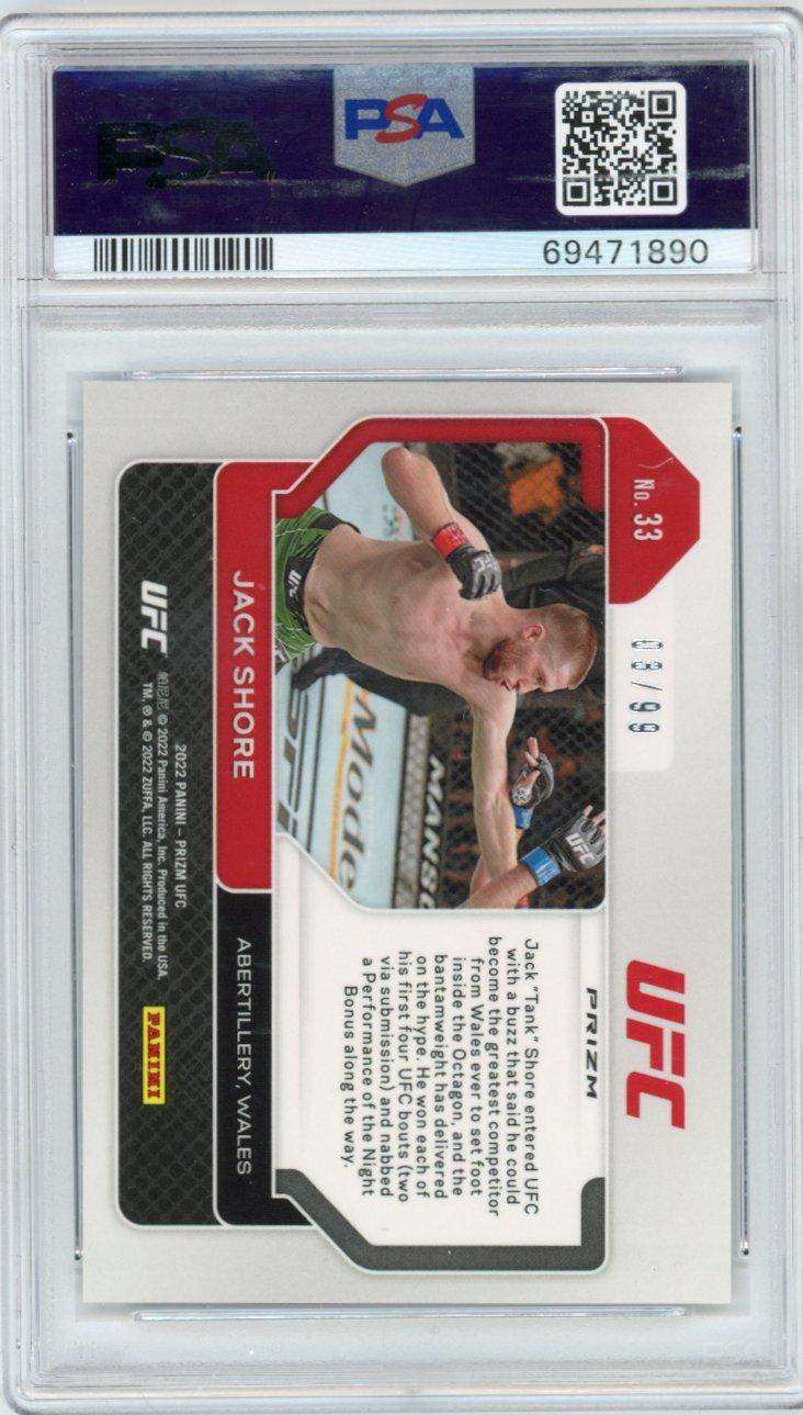 2022 Panini Prizm UFC Jack Shore #33 PSA 10