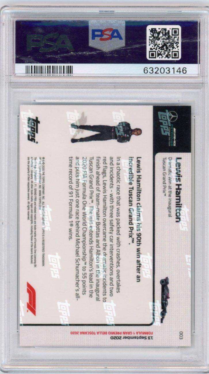 2020 Topps Now Formula 1 3 Lewis Hamilton Psa 10