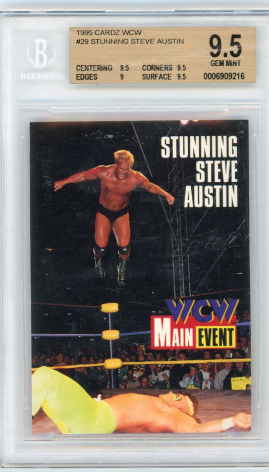 1995 CARDZ WCW Stone Cold Steve Austin #29 BGS 9.5